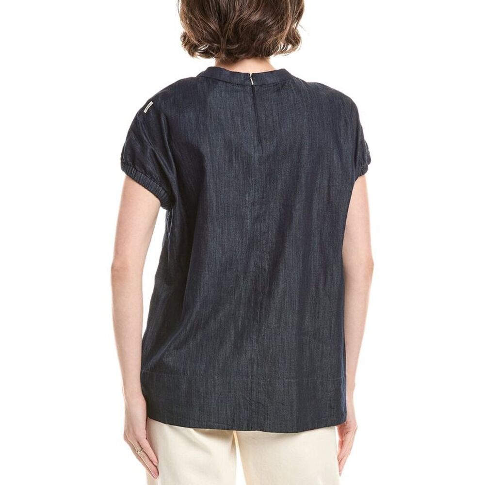 'S Max Mara Womens S Max Mara Baiocco Shirt, Blue - Picture 2 of 3